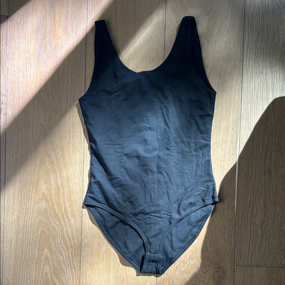 Black Sleeveless Bodysuit